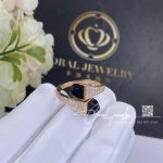 Marli Cleo Diamond Midi Ring In Rose Gold Black Onyx Cleo R47 (5)