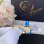 Marli Cleo Diamond Midi Ring In Yellow Gold Sea Blue Chalcedony Cleo R47 (8)