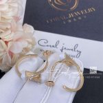 Marli Cleo Diamond Open Hoop Earrings In Rose Gold White Agate (3)