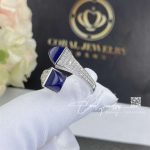 Marli Cleo Diamond Ring In White Gold Lapis Lazuli Cleo R5 (5)