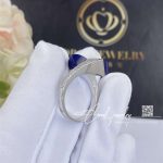 Marli Cleo Diamond Ring In White Gold Lapis Lazuli Cleo R5 (6)