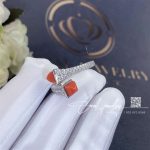 Marli Cleo Diamond Slim Ring In White Gold Red Agate Cleo R1 (4)