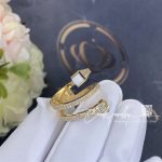 Marli Cleo Diamond Twist Ring In Yellow Gold White Agate Cleo R15 (6)