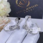 Marli Cleo Full Diamond Small Hoop Earrings In White Gold Cleo E14 (8)