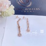 Hermès 18k Yellow Gold Tpm Kelly Chaine Earrings (2)