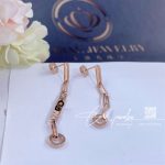 Hermès 18k Yellow Gold Tpm Kelly Chaine Earrings (4)