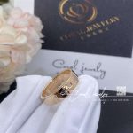 Hermes Kelly Ring In Rose Gold Set With 4 Diamonds, Small Model (2)