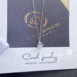 Marli Cleo Mini Rev Diamond Pendant In White Gold White Agate Cleo N37 (4)