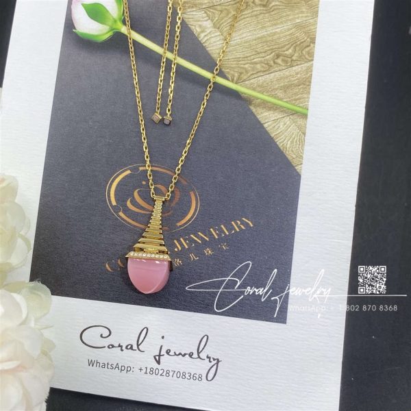 Marli Cleo Rev Pendant Yellow Gold Pink Opal Cleo N26 (4)