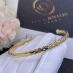 Chanel Coco Crush Bracelet Quilted Motif, 18k Yellow Gold, Diamonds J11666 (6)