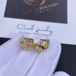 Chanel Coco Crush Earrings Quilted Motif, 18k Yellow Gold, Diamonds Ref. J11755 (3)