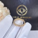 Chanel Coco Crush Ring Quilted Motif, Mini Version, 18k Beige Gold J11785 (3)