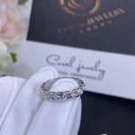 Chanel Coco Crush Ring Quilted Motif, Mini Version, 18k White Gold, Diamonds J11871 (5)