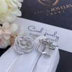 Chanel Fil De Camélia Earrings 18k White Gold, Diamonds J2672 (10)