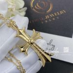 Chrome Hearts 22k Gold Paved Diamond Cross (4)