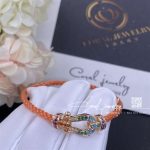 Fred Force 10 Bracelet 18k Rose Gold And Colored Stones Large Model 0b0155 6b0211 (11)