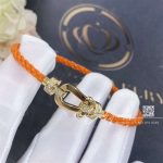 Fred Force 10 Bracelet 18k Pink Gold And Diamonds Medium Model Orange Cable (1)