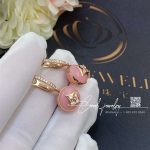 Louis Vuitton B Blossom Earrings, Pink Gold, White Gold, Pink Opal And Diamonds Q96951 (4)