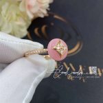 Louis Vuitton B Blossom Ring, Pink Gold, White Gold, Pink Opal And Pavé Diamond Q9m00f (3)