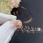 Louis Vuitton B Blossom Ring, Pink Gold, White Gold, Pink Opal And Pavé Diamond Q9m00f (4)