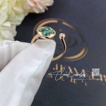 Louis Vuitton Color Blossom Mini Sun Ring, Pink Gold, Malachite And Diamond Q9n08g (2)