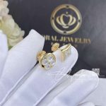 Louis Vuitton Color Blossom Star Ear Stud, Yellow Gold And White Mother Of Pearl Q96426 (2)