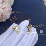 Louis Vuitton Idylle Blossom Lv Ear Stud, Yellow Gold And Diamond (2)