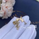 Louis Vuitton Idylle Blossom Lv Ear Stud, Yellow Gold And Diamond (3)