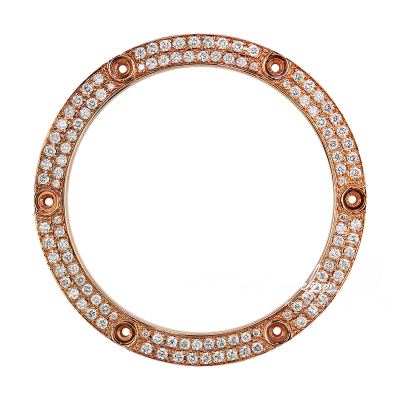 Hublot King Power 48mm Rose Gold Round Brilliant Diamond Custom Bezel