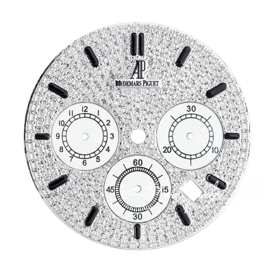 Audemars Piguet Royal Oak 41mm Steel Diamond Pavé Custom Dial