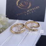 Cartier Juste Un Clou Cufflinks Rose Gold Diamonds Og000236 (3)