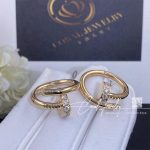 Cartier Juste Un Clou Cufflinks Rose Gold Diamonds Og000236 (5)