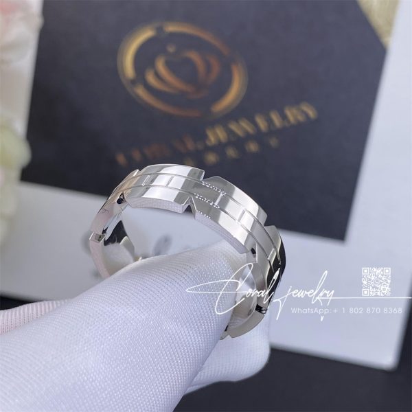 Cartier Tank Francalse Ring White Gold B4059900 (6)