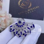 Garrard Fanfare Symphony Diamond And Sapphire Ring In 18ct White Gold With Lapis Lazuli (2)