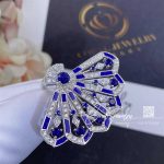 Garrard Fanfare Symphony Diamond And Sapphire Ring In 18ct White Gold With Lapis Lazuli (7)