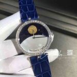 Van Cleef & Arpels Lady Arpels Day And Night Watch White Gold, Aventurine, Diamond, Mother Of Pearl, Sapphire Vcarn25800 (3)