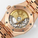 Replica Audemars Piguet Royal Oak Lady 33mm 8f Rg & Diamond Brown Dial Swiss Quartz (9)