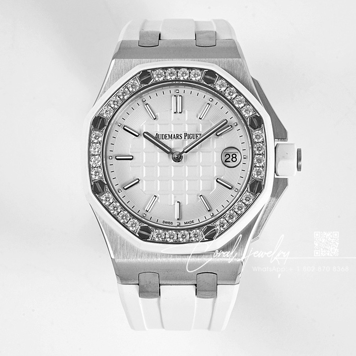 Replica Audemars Piguet Royal Oak Offshore Ladies 67540sk Apf Ss White Dial Swiss Quartz (1)