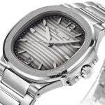 Replica Patek Philippe Nautilus 7118 Lady 3kf Ss Gray Dial Swiss 324 Sc (3)