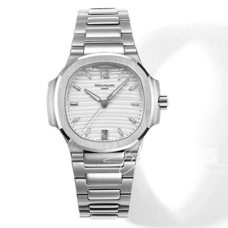 Replica Patek Philippe Nautilus 7118 Lady 3kf Ss White Dial Swiss 324 Sc (1)