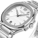 Replica Patek Philippe Nautilus 7118 Lady 3kf Ss White Dial Swiss 324 Sc (2)