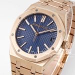 Replica Audemars Piguet Royal Oak 15400 Apsf V2 Rg Blue Dial Swiss 3120 (3)