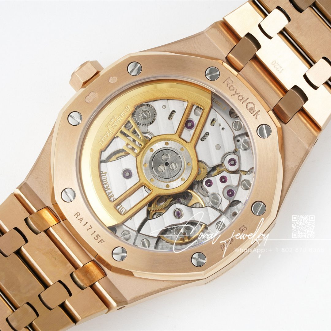 Replica Audemars Piguet Royal Oak 15400 Apsf V2 Rg Blue Dial Swiss 3120 (9)