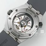 Replica Audemars Piguet Royal Oak 15720 Bb Ss Gray Dial Grey Rubber Strap 4308 (8)