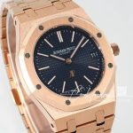 Replica Audemars Piguet Royal Oak Extra Thin 39mm 15202 Kzf Rg Black Dial Swiss 2121 (2)