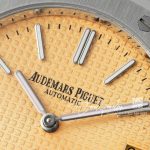 Replica Audemars Piguet Royal Oak Extra Thin 39mm 15202 Zf Ss Yellow Dial Swiss 2121 (4)