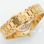 Replica Audemars Piguet Royal Oak Extra Thin 39mm 15202 Zf Yg Champagne Dial Swiss 2121 (6)