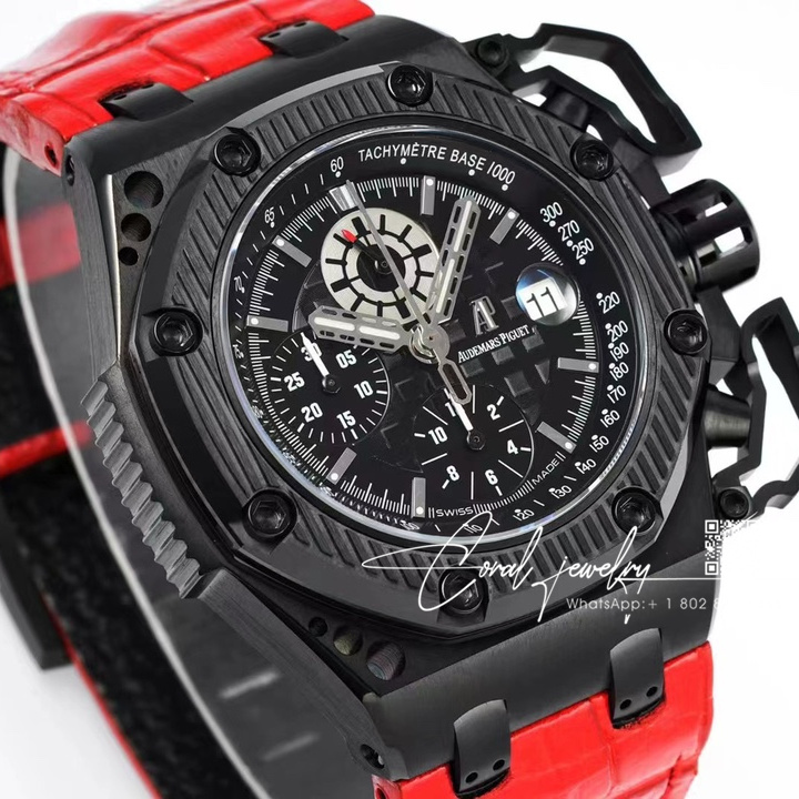 Replica Audemars Piguet Royal Oak Offshore Survivor 26165io.oo.a002ca.01 Aps Factory V5 Titanium Black Dial Swiss 7750 (2)