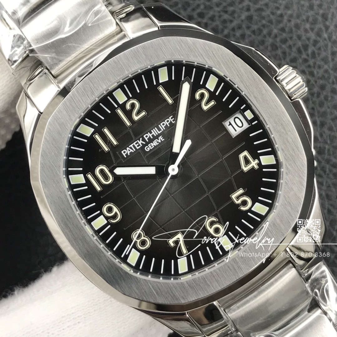 Replica Patek Philippe Aquanaut 5167 40mm 3kf Ss Black Dial Swiss 324 Sc (4)