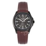 Replica Patek Philippe Aquanaut 5167 Zf Pvd Black Dial Brown Strap Swiss 324 Sc (1)